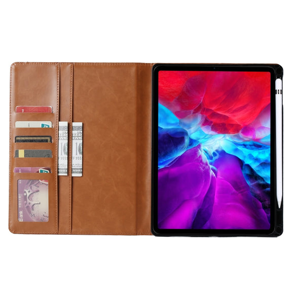 For iPad Pro 13 2024 Knead Skin Texture Horizontal Flip Leather Smart Tablet Case(Red)