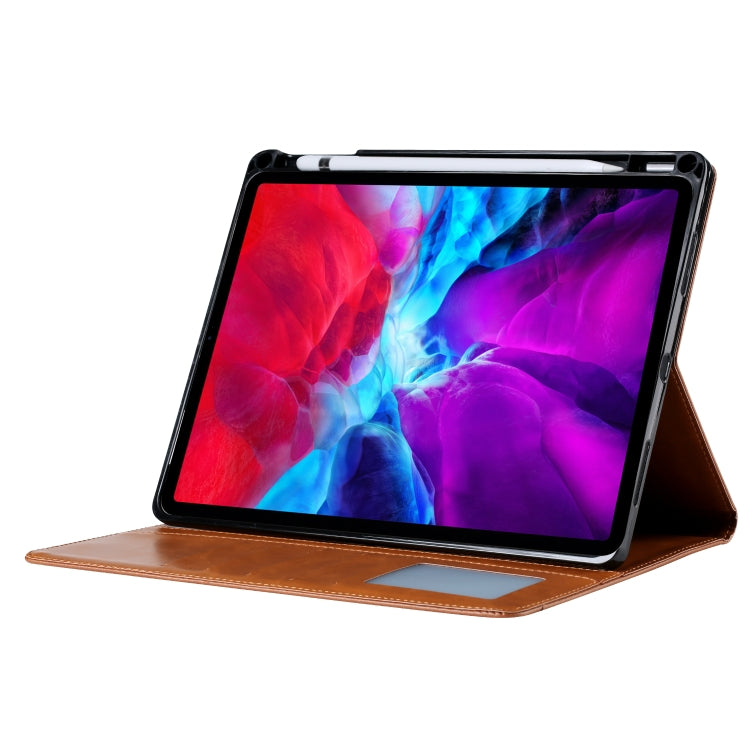 For iPad Pro 13 2024 Knead Skin Texture Horizontal Flip Leather Smart Tablet Case(Red)