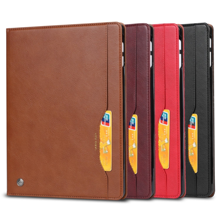 For iPad Pro 13 2024 Knead Skin Texture Horizontal Flip Leather Smart Tablet Case(Black)
