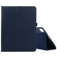 For iPad Air 11 2024 Litchi Texture Solid Color Leather Tablet Case(Dark Blue) - iPad Air 11 2024 Cases by PMC TechLife | Online Shopping South Africa | PMC TechLife | Buy Now Pay Later Mobicred