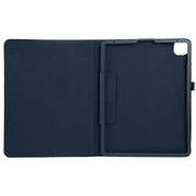 For iPad Air 11 2024 Litchi Texture Solid Color Leather Tablet Case(Dark Blue)