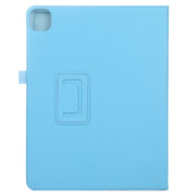 For iPad Air 11 2024 Litchi Texture Solid Color Leather Tablet Case(Sky Blue)