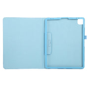 For iPad Air 11 2024 Litchi Texture Solid Color Leather Tablet Case(Sky Blue)