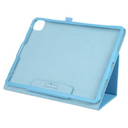 For iPad Air 11 2024 Litchi Texture Solid Color Leather Tablet Case(Sky Blue)