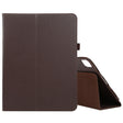 For iPad Air 11 2025 / 2024 Litchi Texture Solid Color Leather Tablet Case(Brown) - iPad Air 11 2025 / 2024 Cases by PMC TechLife | Online Shopping South Africa | PMC TechLife | Buy Now Pay Later Mobicred