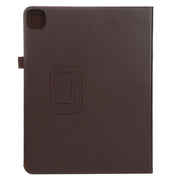 For iPad Air 11 2025 / 2024 Litchi Texture Solid Color Leather Tablet Case(Brown)