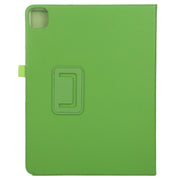 For iPad Pro 11 2024 Litchi Texture Solid Color Leather Tablet Case(Green)