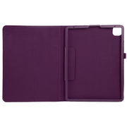 For iPad Pro 11 2024 Litchi Texture Solid Color Leather Tablet Case(Purple)