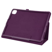 For iPad Pro 11 2024 Litchi Texture Solid Color Leather Tablet Case(Purple)