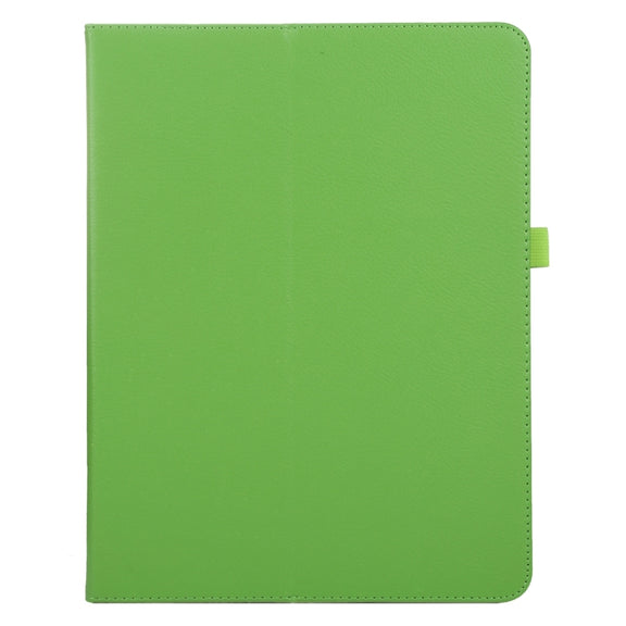 For iPad Pro 13 2024 Litchi Texture Solid Color Leather Tablet Case(Green)