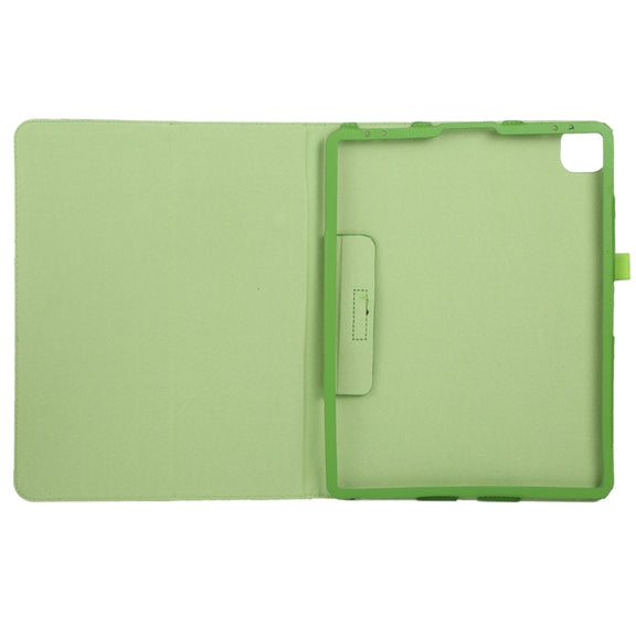 For iPad Pro 13 2024 Litchi Texture Solid Color Leather Tablet Case(Green)