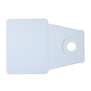 For iPad Pro 11 2024 2 in 1 Acrylic Split Rotating Leather Tablet Case(Ice Blue)
