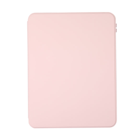 For iPad Pro 13 2024 2 in 1 Acrylic Split Rotating Leather Tablet Case(Pink)