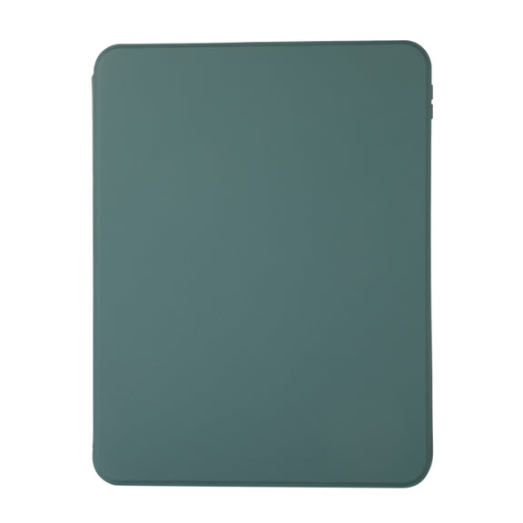 For iPad Pro 13 2024 2 in 1 Acrylic Split Rotating Leather Tablet Case(Pine Needle Green)