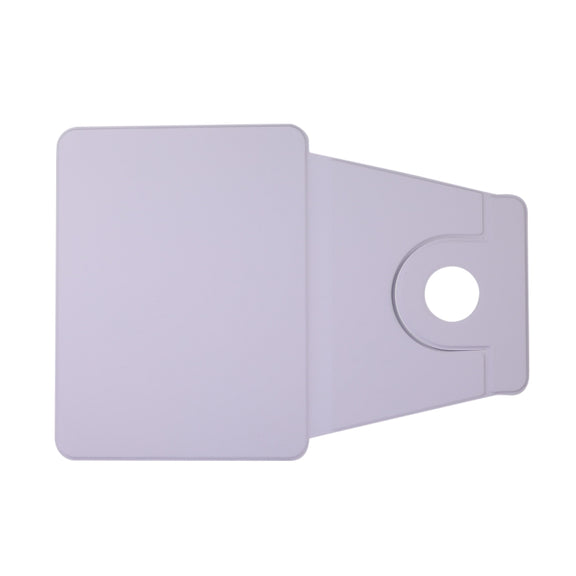 For iPad Pro 13 2024 2 in 1 Acrylic Split Rotating Leather Tablet Case(Lavender)