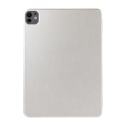 For iPad Pro 13 2024 Double-sided Clip Non-buckle Magnetic PU Smart Tablet Case(Gold)