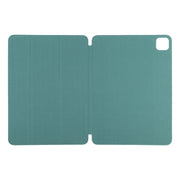 For iPad Pro 11 2024 Double-sided Clip Non-buckle Magnetic PU Smart Tablet Case(Green)