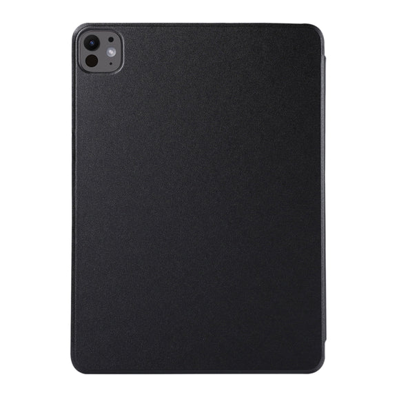 For iPad Pro 11 2024 Double-sided Clip Non-buckle Magnetic PU Smart Tablet Case(Black)
