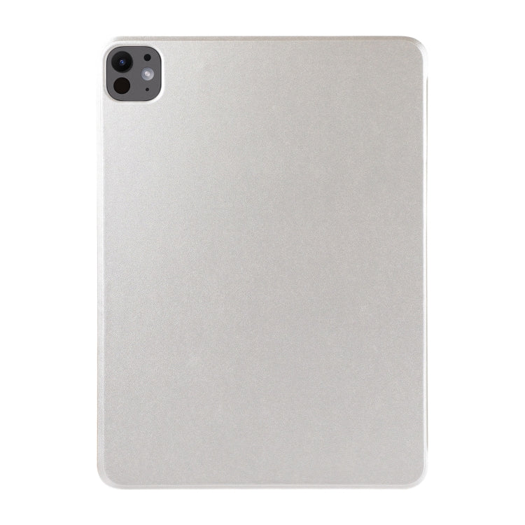 For iPad Pro 11 2024 Double-sided Clip Non-buckle Magnetic PU Smart Tablet Case(Gold)
