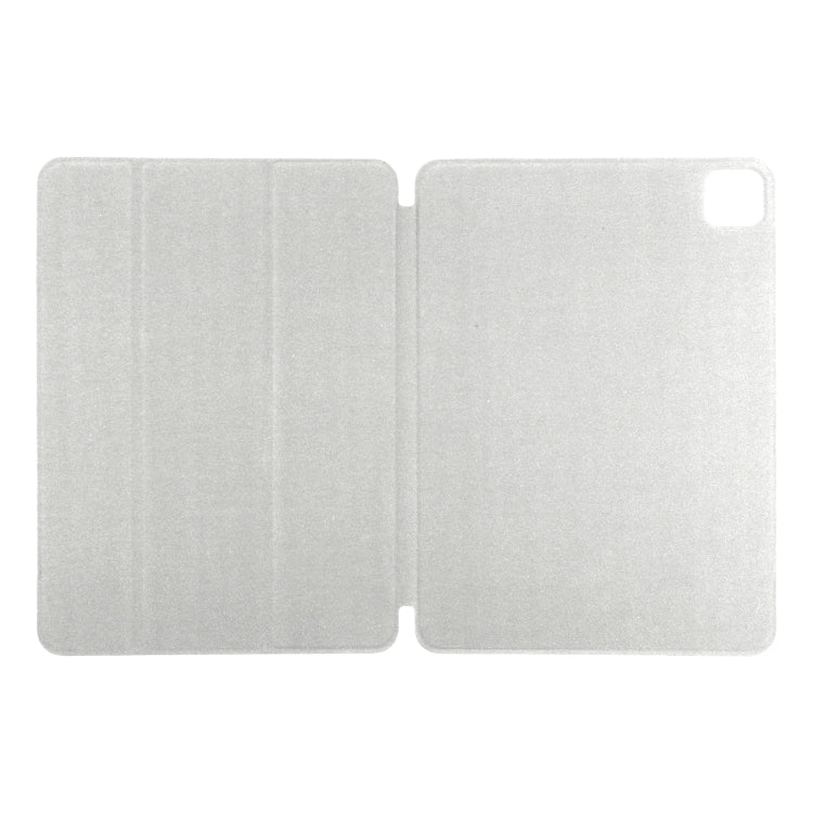 For iPad Pro 11 2024 Double-sided Clip Non-buckle Magnetic PU Smart Tablet Case(Gold)