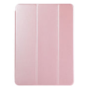 For iPad Pro 11 2024 Double-sided Clip Non-buckle Magnetic PU Smart Tablet Case(Rose Gold)