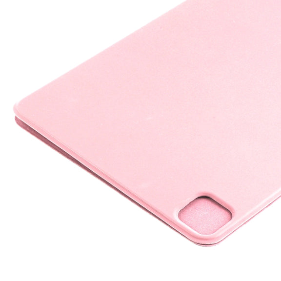 For iPad Pro 11 2024 Double-sided Clip Non-buckle Magnetic PU Smart Tablet Case(Rose Gold)