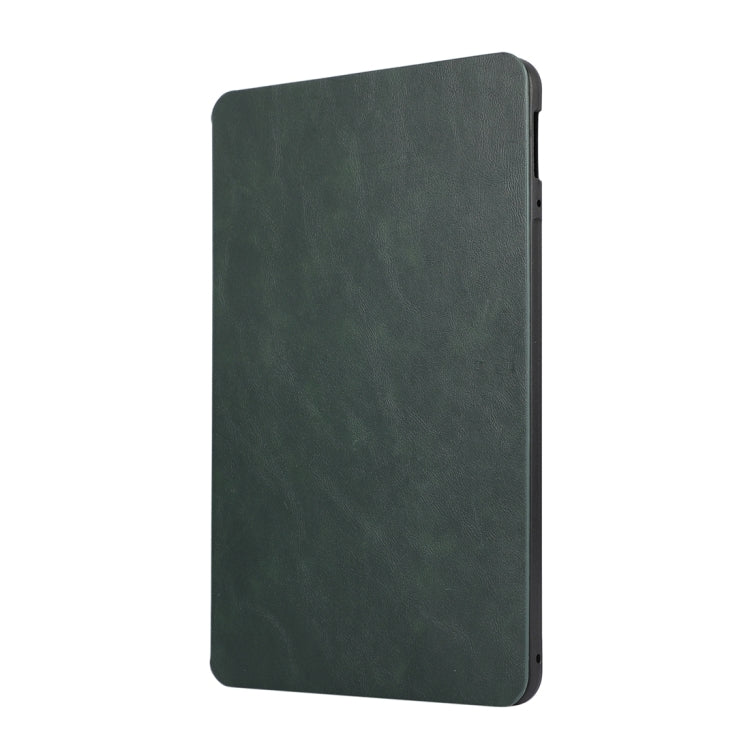 For iPad Air 11 2024 TPU Flip Tablet Protective Leather Case(Green)