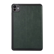 For iPad Pro 11 2024 TPU Flip Tablet Protective Leather Case(Green)