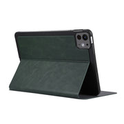 For iPad Pro 11 2024 TPU Flip Tablet Protective Leather Case(Green)