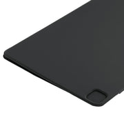 For iPad Pro 13 2024 Double-sided Clip Fixed Buckle Magnetic PU Leather Smart Tablet Case(Black)