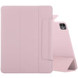 For iPad Pro 13 2024 Double-sided Clip Fixed Buckle Magnetic PU Leather Smart Tablet Case(Rose Gold) - iPad Pro 13 2024 Cases by PMC TechLife | Online Shopping South Africa | PMC TechLife | Buy Now Pay Later Mobicred