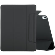 For iPad Air 11 2025 / 2024 Double-sided Clip Fixed Buckle Magnetic PU Leather Smart Tablet Case(Black)