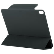 For iPad Air 11 2025 / 2024 Double-sided Clip Fixed Buckle Magnetic PU Leather Smart Tablet Case(Black)