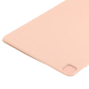 For iPad Pro 11 2024 Double-sided Clip Fixed Buckle Magnetic PU Leather Smart Tablet Case(Gold)