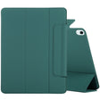 For iPad Air 13 2024 Double-sided Clip Fixed Buckle Magnetic PU Leather Smart Tablet Case(Dark Green) - iPad Air 13 2024 Cases by PMC TechLife | Online Shopping South Africa | PMC TechLife | Buy Now Pay Later Mobicred