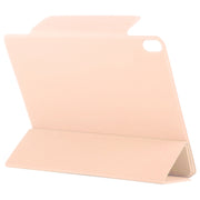 For iPad Air 13 2025 / 2024 Double-sided Clip Fixed Buckle Magnetic PU Leather Smart Tablet Case(Gold)