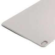 For iPad Air 13 2024 Double-sided Clip Fixed Buckle Magnetic PU Leather Smart Tablet Case(Grey)