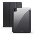 For iPad Pro 13 2024 Acrylic 3-folding Smart Leather Tablet Case(Black) - free shipping - PMC TechLife - Order now!