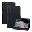 For Nokia T20 10.4 2021 Lily Embossed Leather Tablet Case(Black) - Nokia by PMC TechLife | Online Shopping South Africa | PMC TechLife | Buy Now Pay Later Mobicred