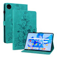 For Huawei MatePad Pro 11 2022 Lily Embossed Leather Tablet Case(Green) - Huawei by PMC TechLife | Online Shopping South Africa | PMC TechLife | Buy Now Pay Later Mobicred