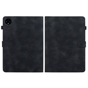 For Huawei MatePad Pro 11 2022 Lily Embossed Leather Tablet Case(Black)