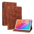 For Huawei MatePad T 10s / Enjoy Tablet 2 Lily Embossed Leather Tablet Case(Brown) - Huawei by PMC TechLife | Online Shopping South Africa | PMC TechLife | Buy Now Pay Later Mobicred
