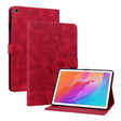 For Huawei MatePad T 10s / Enjoy Tablet 2 Lily Embossed Leather Tablet Case(Red) - Huawei by PMC TechLife | Online Shopping South Africa | PMC TechLife | Buy Now Pay Later Mobicred