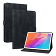 For Huawei MatePad T 10s / Enjoy Tablet 2 Lily Embossed Leather Tablet Case(Black) - Huawei by PMC TechLife | Online Shopping South Africa | PMC TechLife | Buy Now Pay Later Mobicred