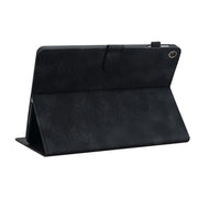For Huawei MatePad T 10s / Enjoy Tablet 2 Lily Embossed Leather Tablet Case(Black)