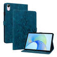 For Honor Pad X8 Pro / X9 2023 Lily Embossed Leather Tablet Case(Dark Blue) - Honor by PMC TechLife | Online Shopping South Africa | PMC TechLife | Buy Now Pay Later Mobicred