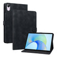 For Honor Pad X8 Pro / X9 2023 Lily Embossed Leather Tablet Case(Black) - Honor by PMC TechLife | Online Shopping South Africa | PMC TechLife | Buy Now Pay Later Mobicred