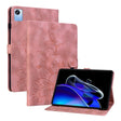 For Realme Pad X Lily Embossed Leather Tablet Case(Pink) - Realme by PMC TechLife | Online Shopping South Africa | PMC TechLife | Buy Now Pay Later Mobicred