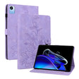 For Realme Pad X Lily Embossed Leather Tablet Case(Purple) - Realme by PMC TechLife | Online Shopping South Africa | PMC TechLife | Buy Now Pay Later Mobicred