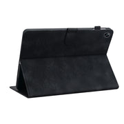 For OPPO Pad Air Lily Embossed Leather Tablet Case(Black)